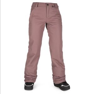 NWT VOLCUM DUSTY ROSE SNOW BOARD PANTS